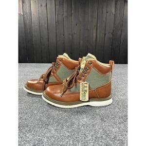 LL Bean Streamlight Wading Boots Mens 6 Brown Olive Fly Fishing Felt Sole